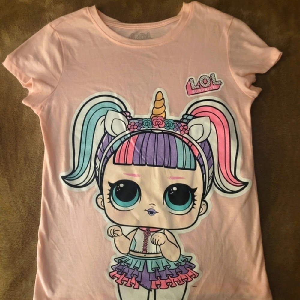 L.O.L. Surprise! Pink Unicorn Graphic Tee